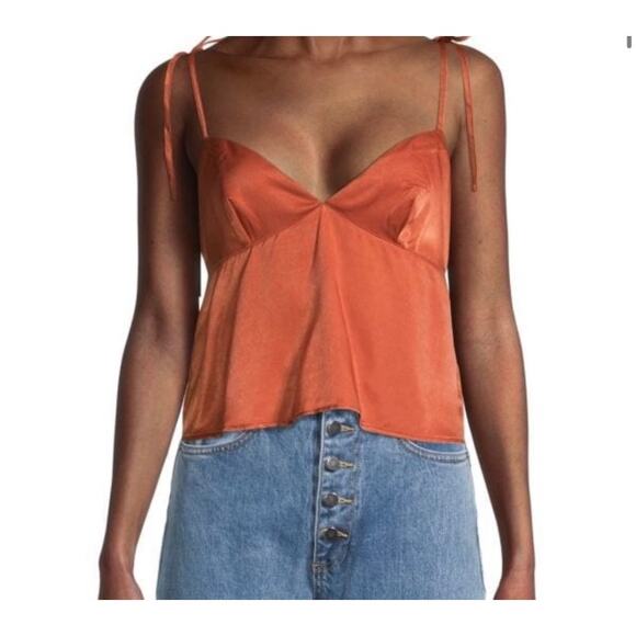 WEWOREWHAT Bronze Cami- Size XL (NWT) - Picture 1 of 7